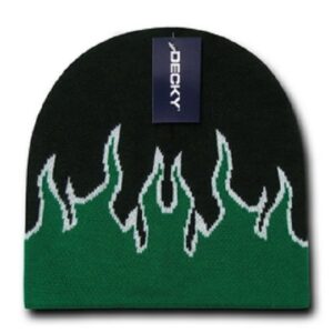 flames-green-beanie-hat-12ct.jpg